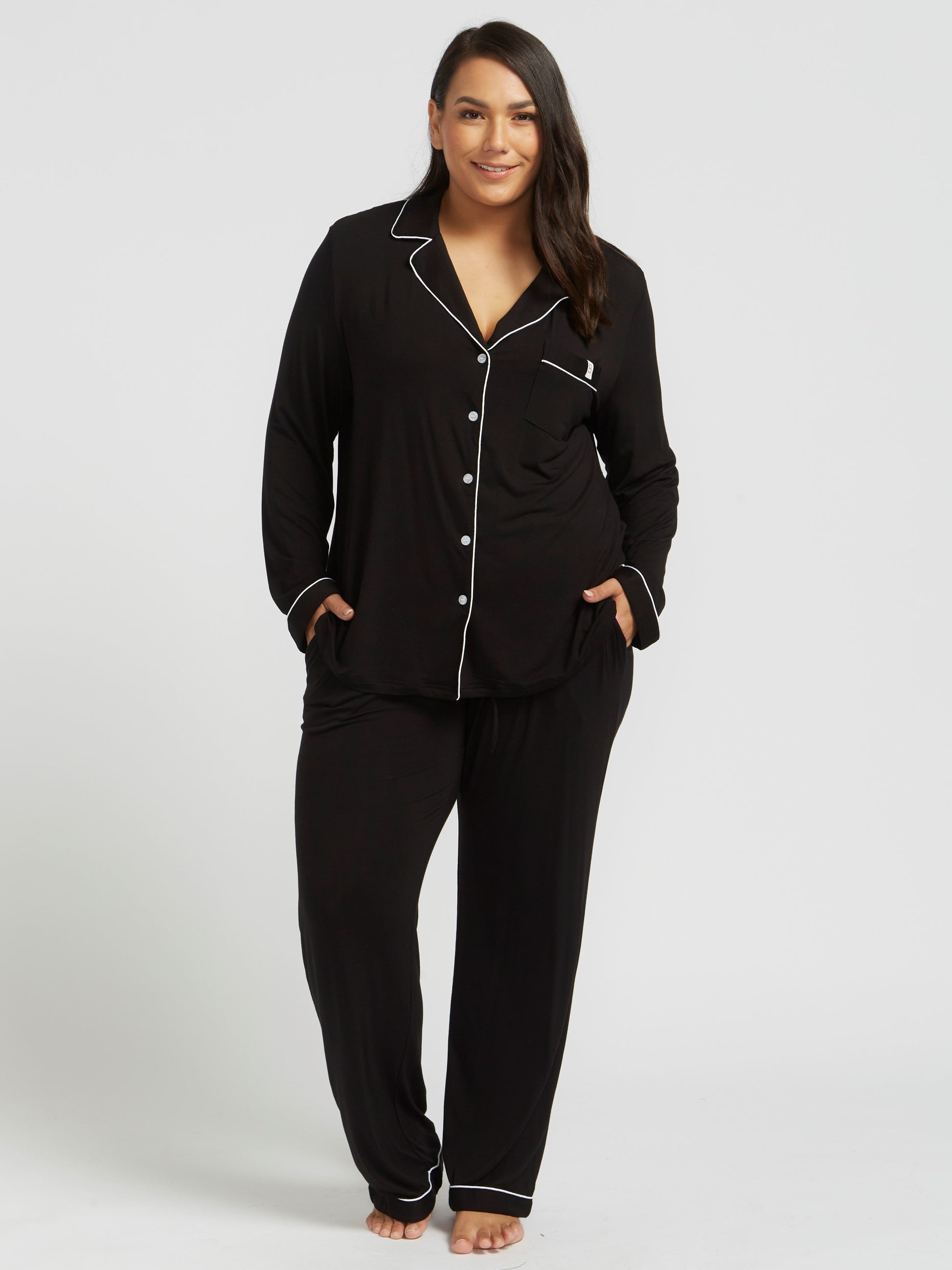 'Sweet Dreams' Pyjama Set - Black Sleepwear & Loungewear Berkanan Official 
