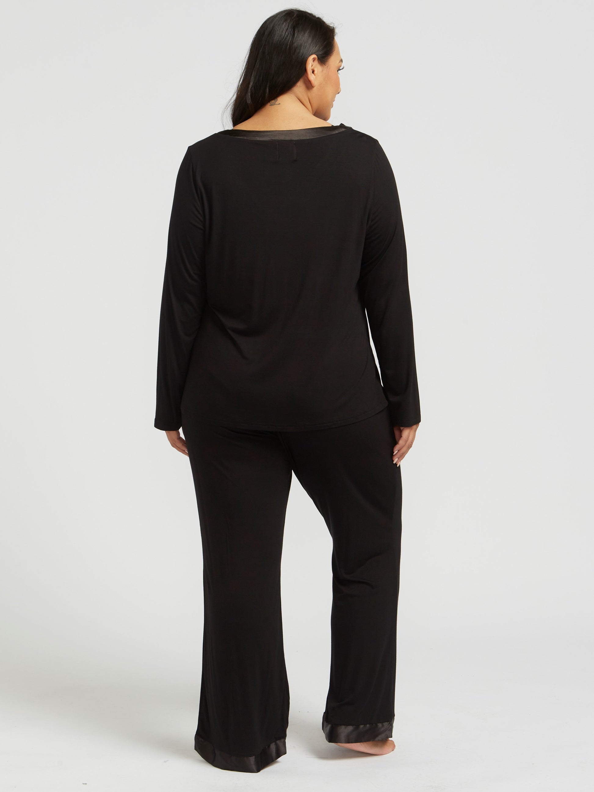 Berkanan “Pyjama Party” Women's Jersey PJ Set - Black